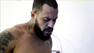 Latino duett Barefuck With faux-cock And Jizzing Inwards