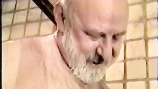2 super-sexy older masculines love pulverizing And inhaling