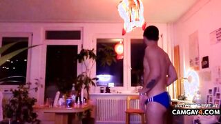 2 boyz Pawing Each Other In Live