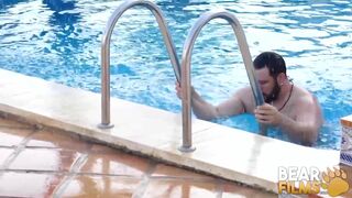 BEARFILMS Nasty Hairy Man Adam Jones Sunbathes before Masturbating off