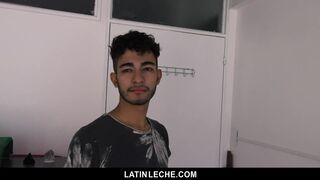 LatinLeche - Nice Latino Hipster Gets a Gooey Jizm Facial Cumshot