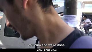 LatinLeche - Nice Heterosexual Brazilian Dude Stopped on the Street and Paid to Deep-Throat