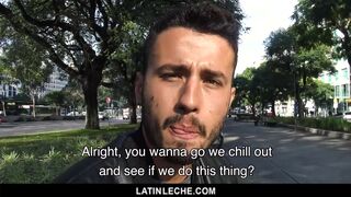 LatinLeche - Beautiful Mexican Man Gargles and Romped for Cash