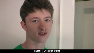 FamilyDick - Handsome Parent Barebacks his Nosey Sonny