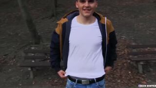 CZECH HUNTER 521 - Unexperienced Faggot for Pay European Youngster
