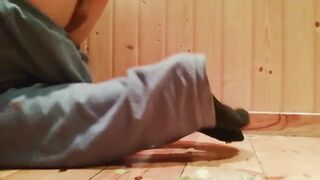 Youthfull Fag Gets a Cockslut in his lil' Butt and Licks the Cockslut with his own Sp