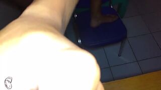 Indonesian Bottom having Joy alone in his Guest Room