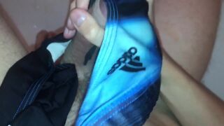 Twunk Masturbating off in ADIDAS