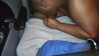 SPOTTED HIS ERECTION ON THE WAY TO HIS BUS