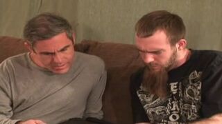 father And Not His Bearded Stepson poking