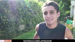 Green-saw Latino boned By The Camera Guy