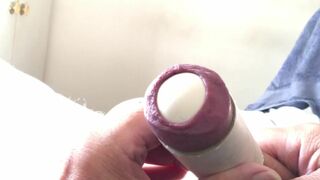 Over ten Mins Foreskin flick gig - 1 Of five