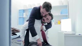 Railing, providing a smooch, pumped up, Office, Uniforms