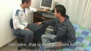 twunk assist To Update Pc Whit mate gargle pulverize Masturbate And jizz