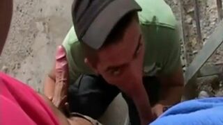 studs House threeway Firm shagging And Shoots A Load