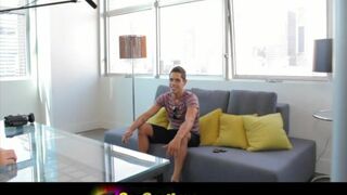 GayCastings Jumpy non-pro with huge wood - badly fuckfest clamp sequence - Tube8.com