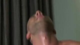 Muscle fellows DOUBLE PENETRATION without a condom threesome