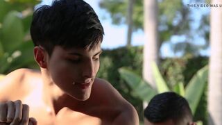 Poolside plowing wondrous