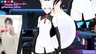 Cuntboy vtuber thumbs his slit for you [M4M Roleplay]
