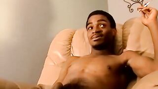 First-Timer fellated by ebony mature boy before hard-core without a condom