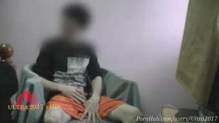 Blowing Gay-For-Pay classmate while see pornography
