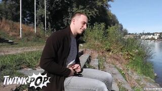 TWINKPOP - School College Girl Gets Suggested Money From A Stranger In Interchange With His Cock-Squeezing Caboose