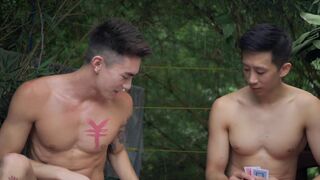 Japanese twunk duo roll penetrate in the woods, Tyler Wu & Cody Seiya