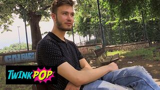 TWINKPOP - Boy Was Nosey On Lucas' Allegedly Meaty Cock So Off They Went Into The Woods