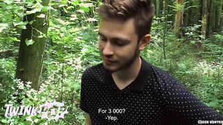 TWINKPOP - Boy Was Nosey On Lucas' Allegedly Meaty Cock So Off They Went Into The Woods