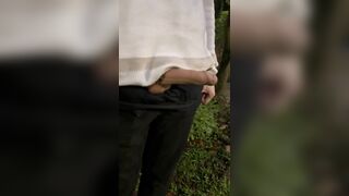 Cruising romping in public sans protection makes me deep-throat hard-on and jism inwards Colombian internal cumshot
