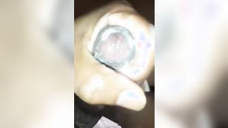 Mandingo fapping off with spunk