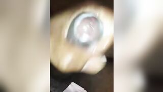 Mandingo fapping off with spunk