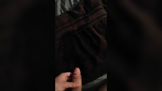 Solo masculine pee and jizz