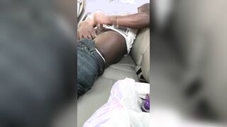 Quickie in the truck