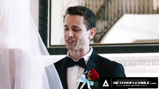 HETEROFLEXIBLE - Femboy Asher Day Disguises Himself As The Bride To Satisfy Hetero Groom Quin Quire