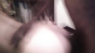 BIG BLACK COCK jerking milky youngster fuckhole