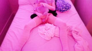 Femboy Enjoys Her Shark Fucktoys