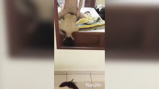 The finest hard-on ever to my Chinese fellow labia