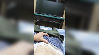 Mañanero con la pija bien parada