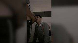 Cruising boning in public shower with hetero gigantic schlong makes me blow jizz in my jaws glory Fuck Hole