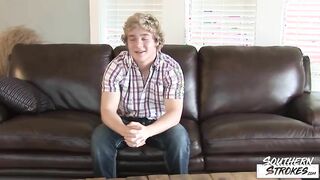 SOUTHERNSTROKES Towheaded Inexperienced Connor Strokes Fuckpole Solo