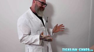 Bearded physician Smooth Rick kittle tortures round dom Matt