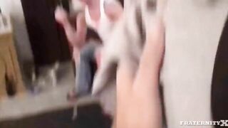 FRATERNITYX - Schoolgirl bang-out group nail