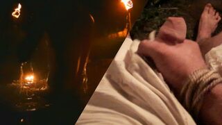 A youthful ancient Egyptian pharaoh went to refresh himself in the Nile Sea after a warmth nod