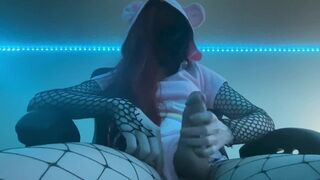 Adorable Punk Femboy Helps You Spunk