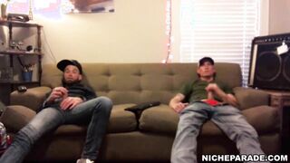 NICHE PARADE - Covert webcam Footage Of 2 Hetero boyz Striking Off In My Hostel