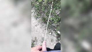 Solo Male Outdoor Peeing Compilation