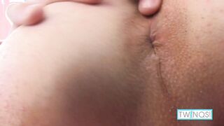 Chocolate-Colored-Haired Lad Phoenix Z Jacks His Thick Fuckpole Over His Sofa!