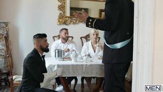 BOYS - Prince Tormentor Peter Eats Brown Sphincter And Fingers Justin Jett's Man Sausage-Wringing Fuckhole, Then Porks Him Deep And Firm