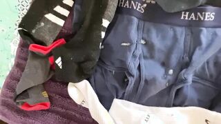 Rips lingerie off to get to his pinkish cigar